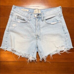 Universal Thread Light Blue Distressed Jean Shorts